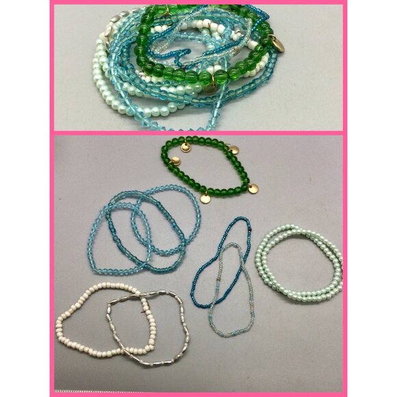 Earrings w/Necklaces/Bracelets, 15pc - Picture 9 of 12